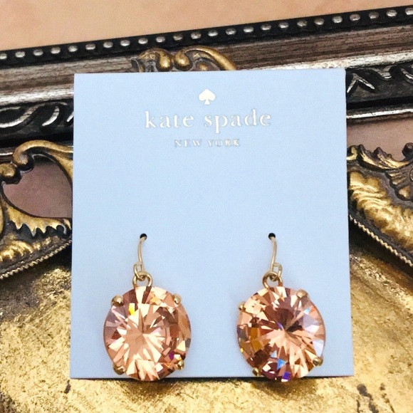 KATE SPADE • Shine On French Wire Champagne Earrings - Picture 3 of 3